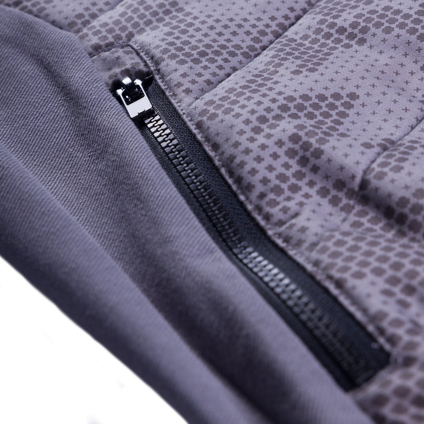 The Tyre LS in X Camo Satin & Reverse Knit