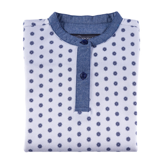 The Chako in Pinwheel Printed Piique