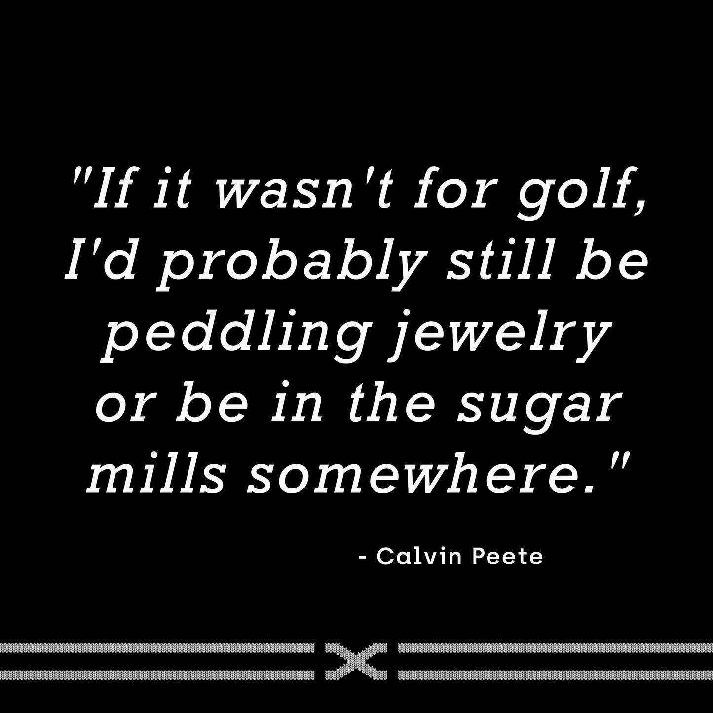 The Calvin with heXgyle Rib Graphic